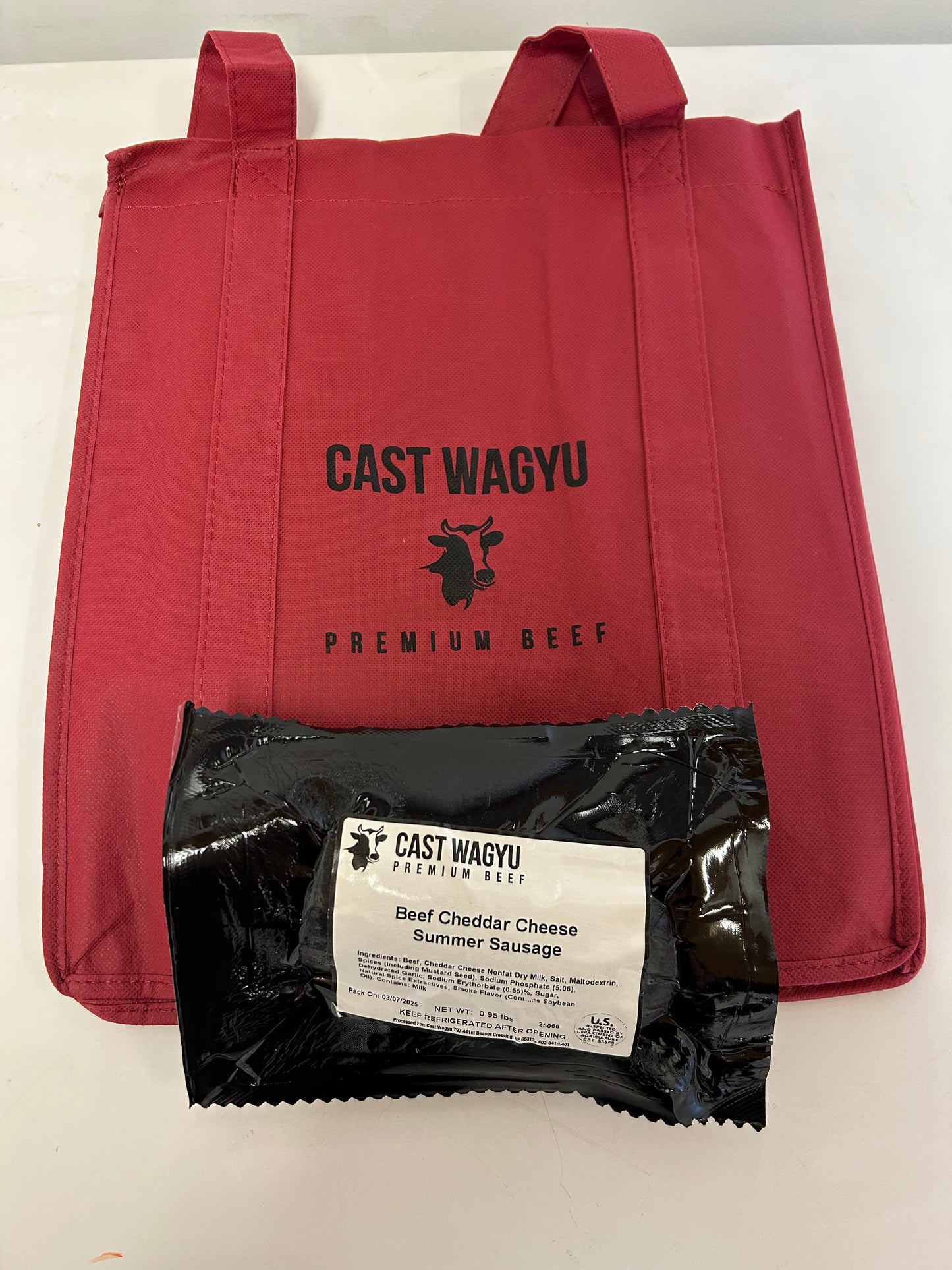 Beef Cheddar Cheese Summer Sausage